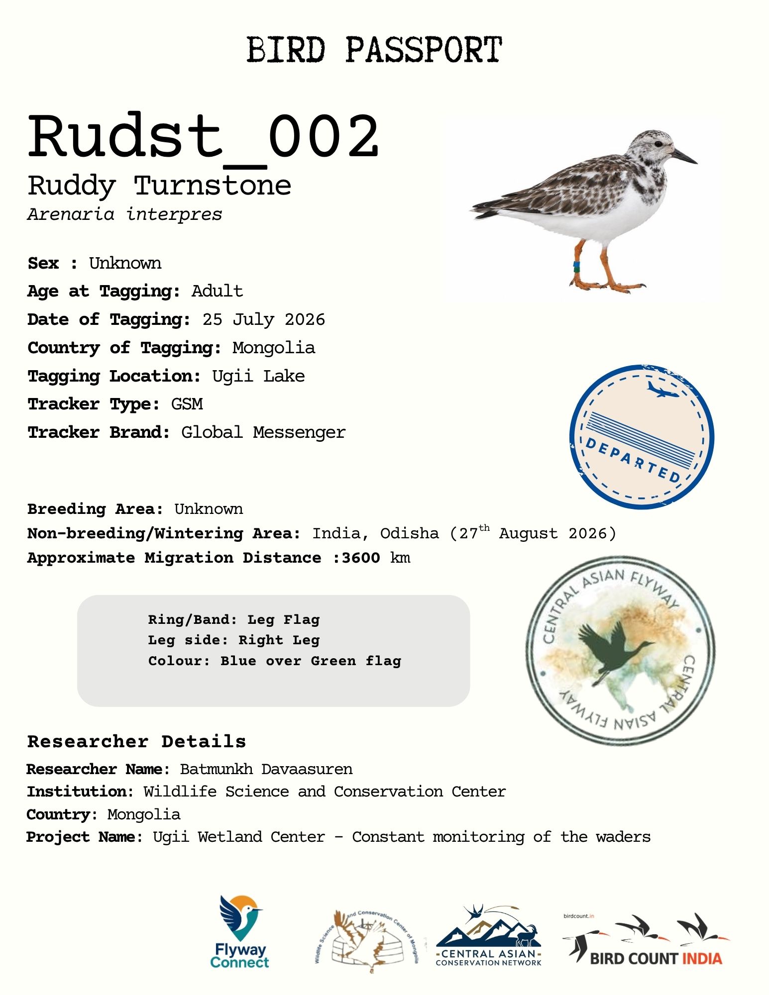 Rudst_002 Bird Passport